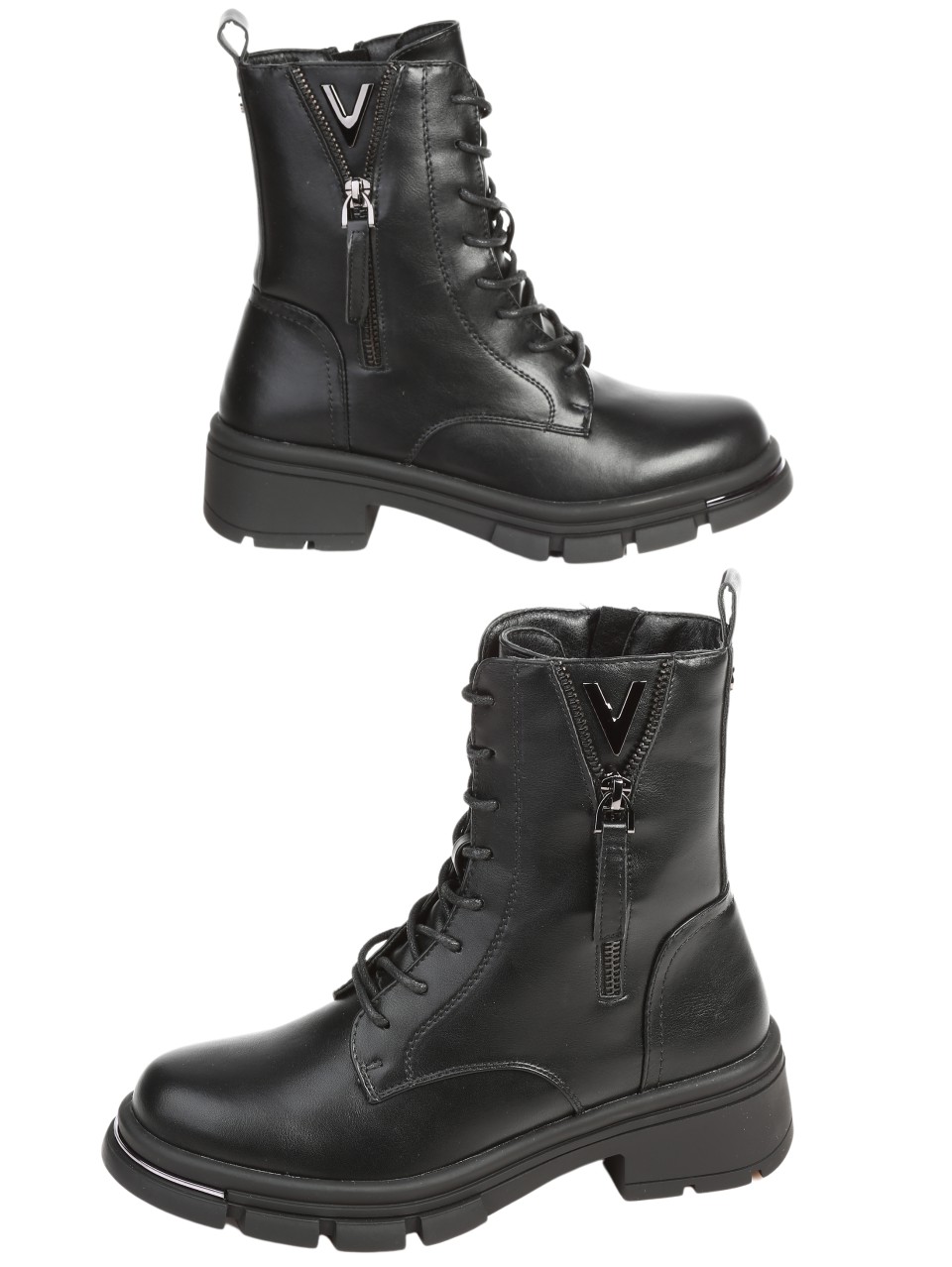 Ежедневни дамски боти в черно 2R-24563 black
