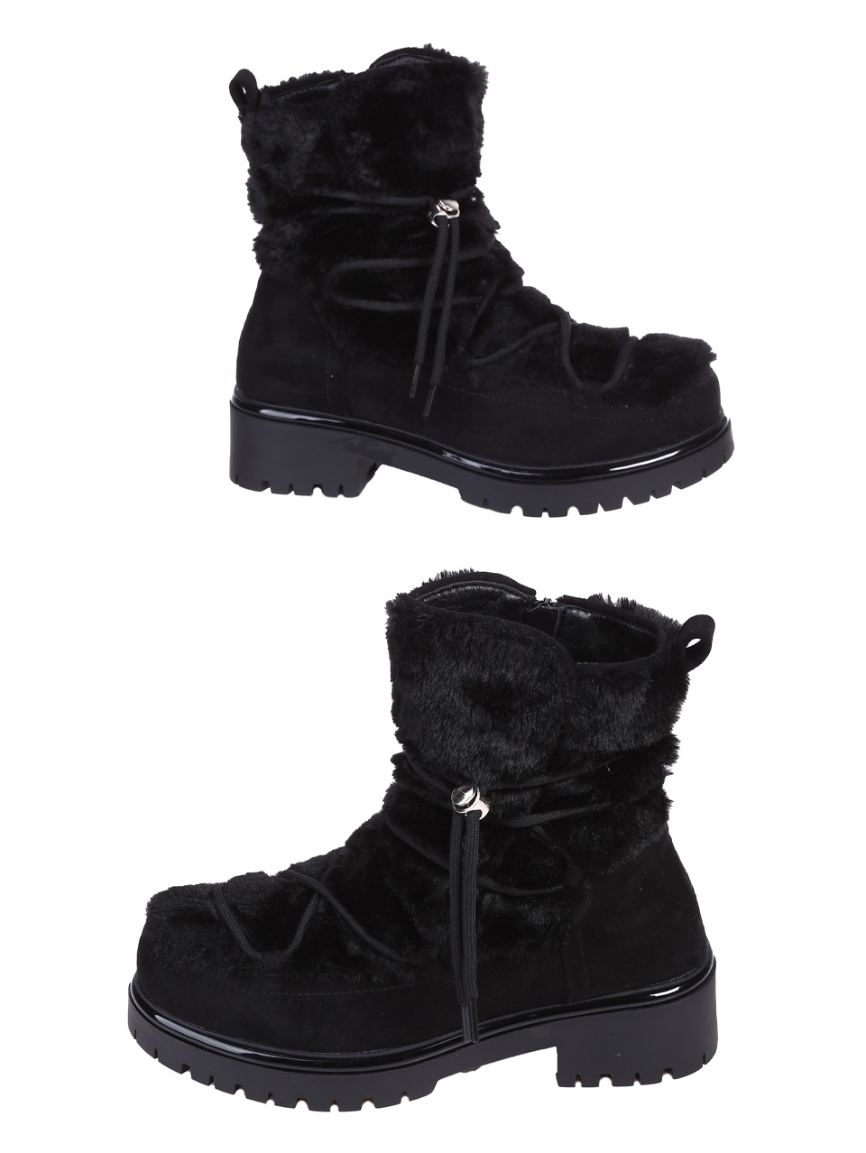 Ежедневни дамски боти в черно 2R-24568 black