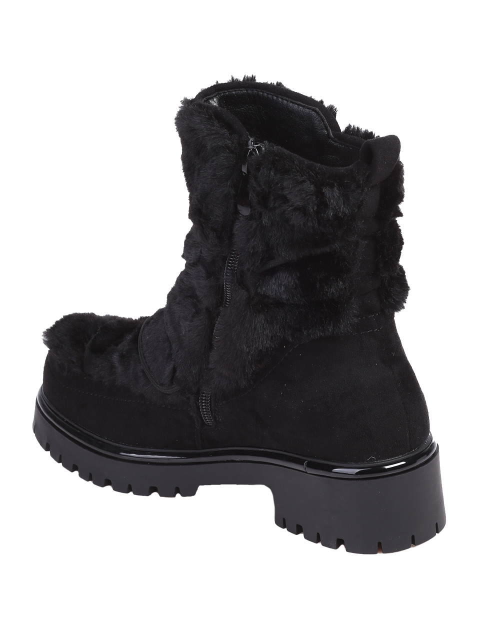 Ежедневни дамски боти в черно 2R-24568 black