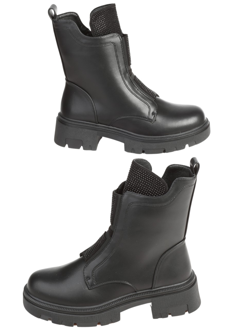 Ежедневни дамски боти в черно 2R-24571 black