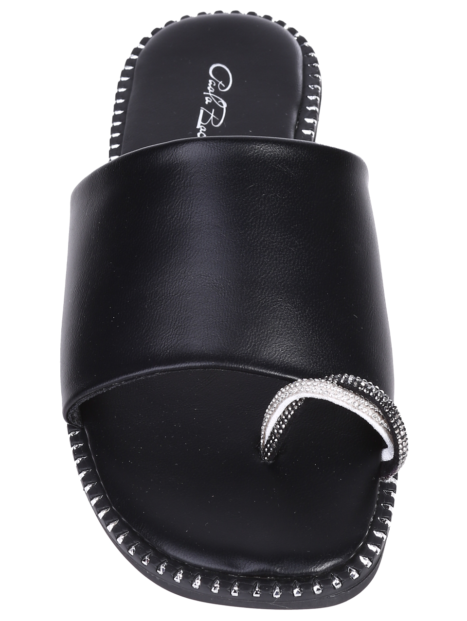 Ежедневни дамски чехли в черно 5H-24212 black