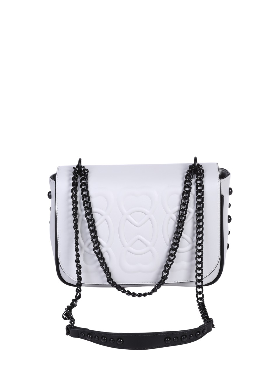 Ежедневна дамска чанта в сиво 9V-24700 off white