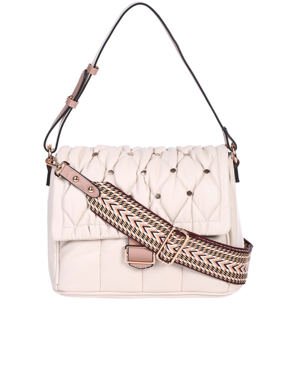 Ежедневна дамска чанта в бежово 9Q-24666 beige