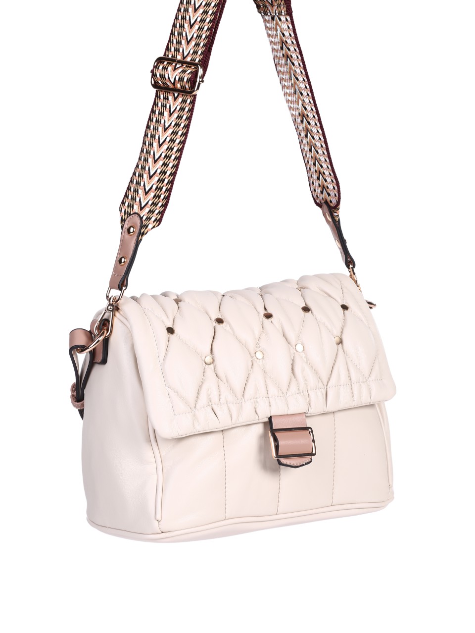 Ежедневна дамска чанта в бежово 9Q-24666 beige