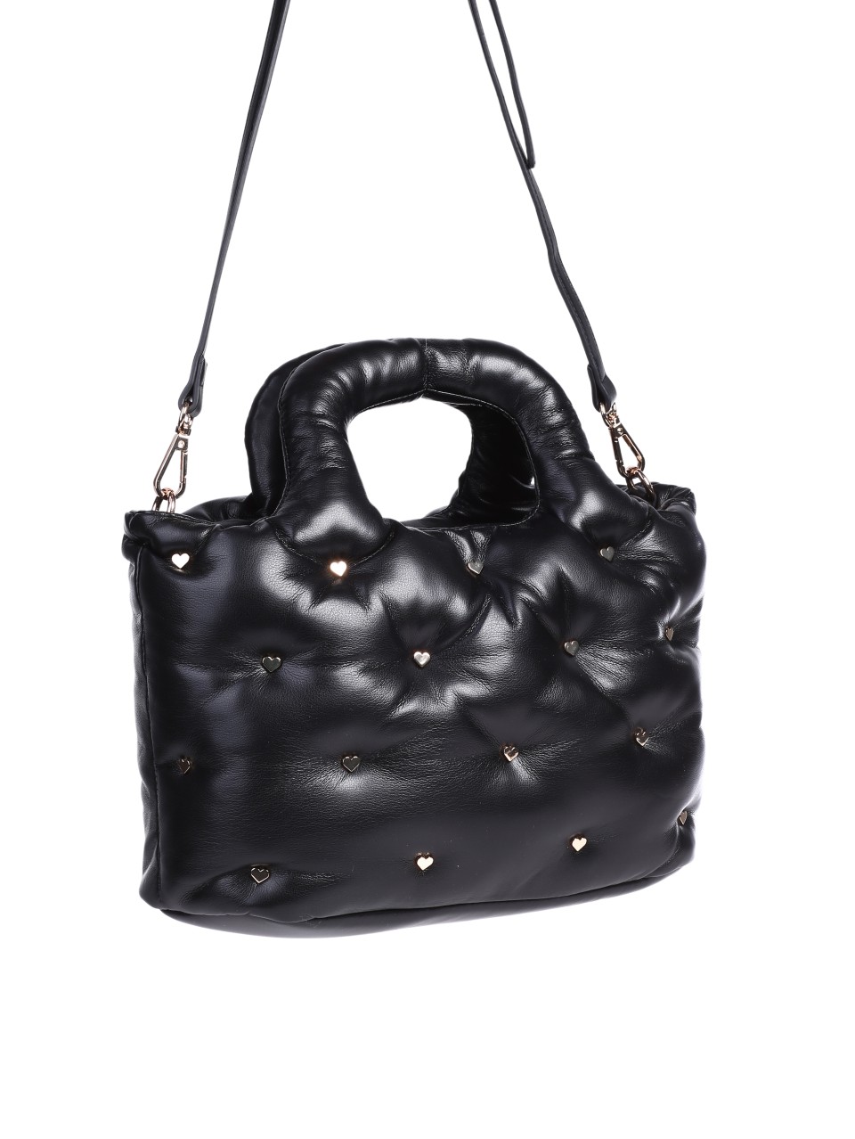 Ежедневна дамска чанта в черно 9Q-24667 black
