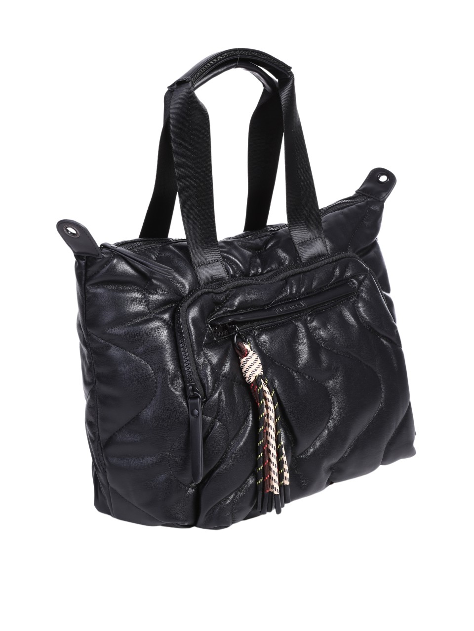 Ежедневна дамска чанта в черно 9Q-24677 black