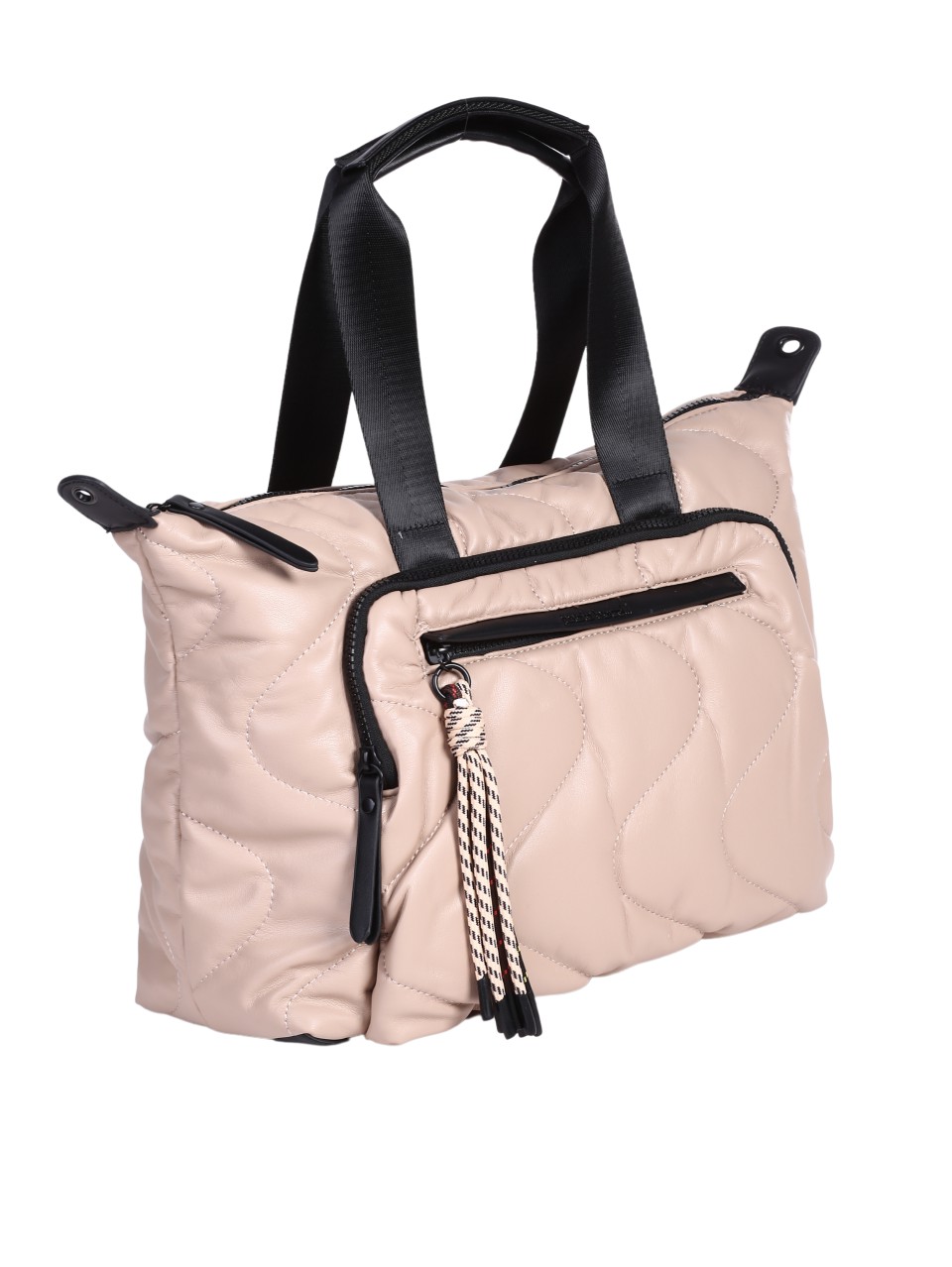 Ежедневна дамска чанта в бежово 9Q-24677 beige