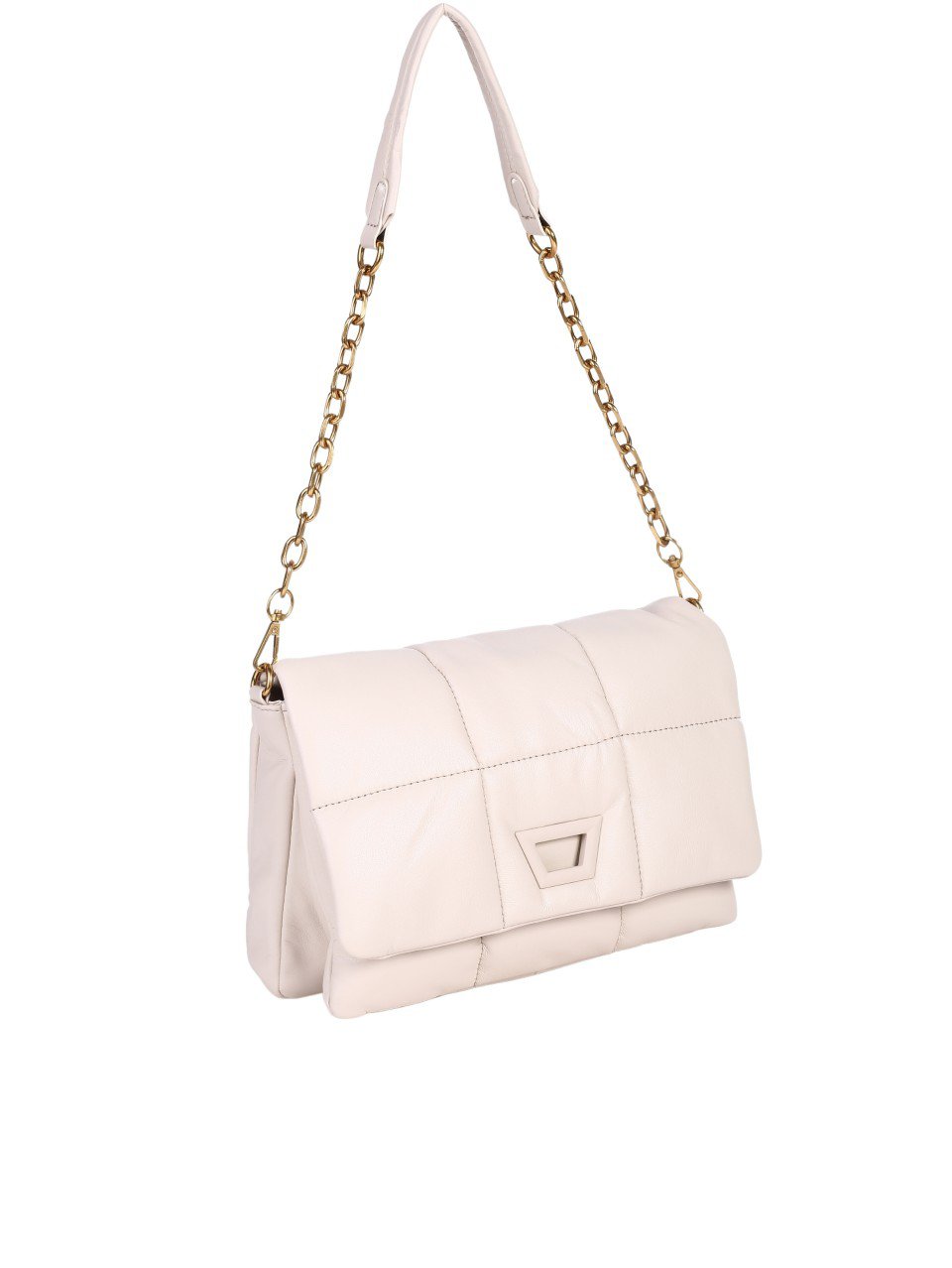 Ежедневна дамска чанта в бежово 9Q-24678 off white