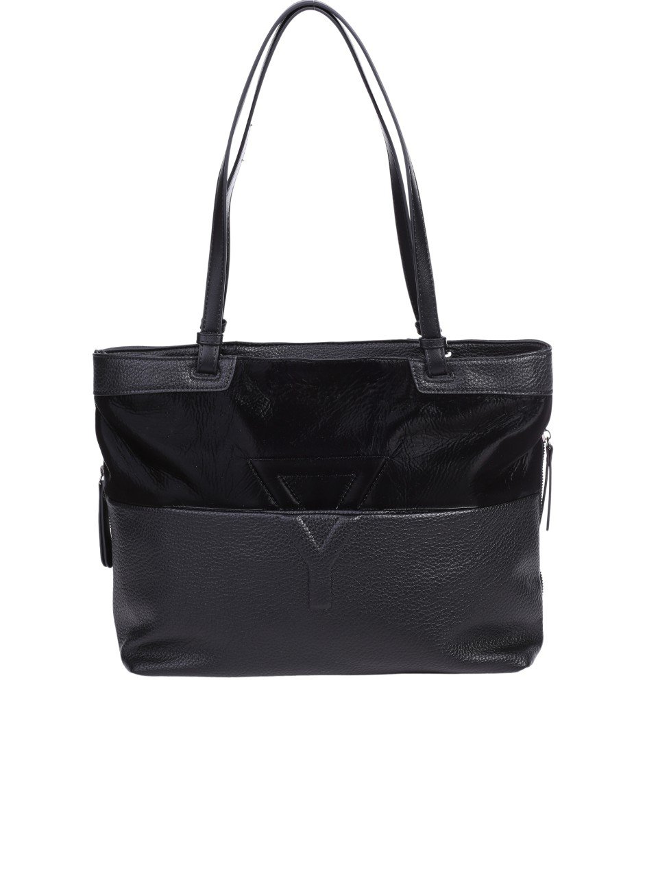 Ежедневна дамска чанта в черно 9Q-24682 black