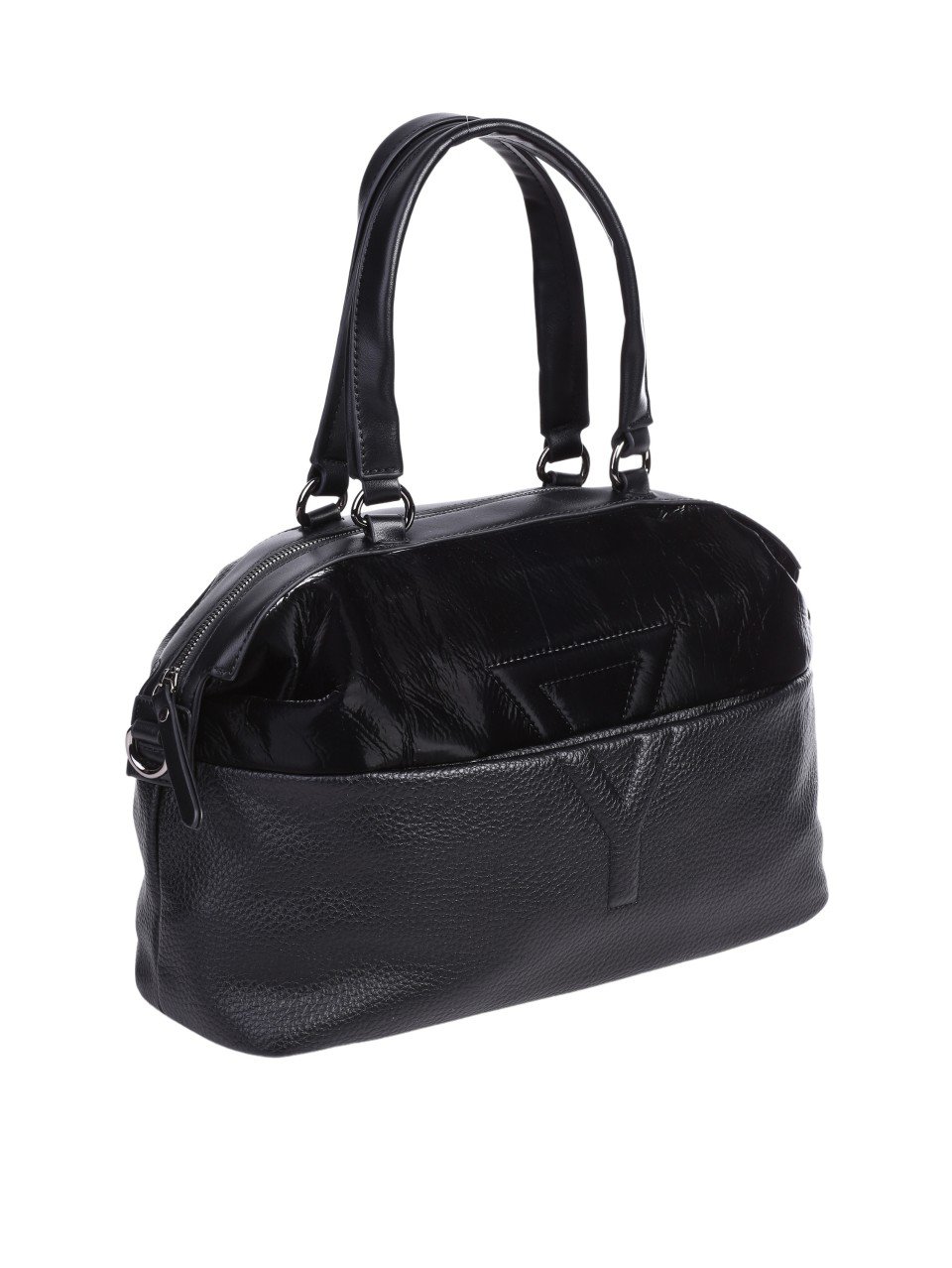 Ежедневна дамска чанта в черно 9Q-24683 black