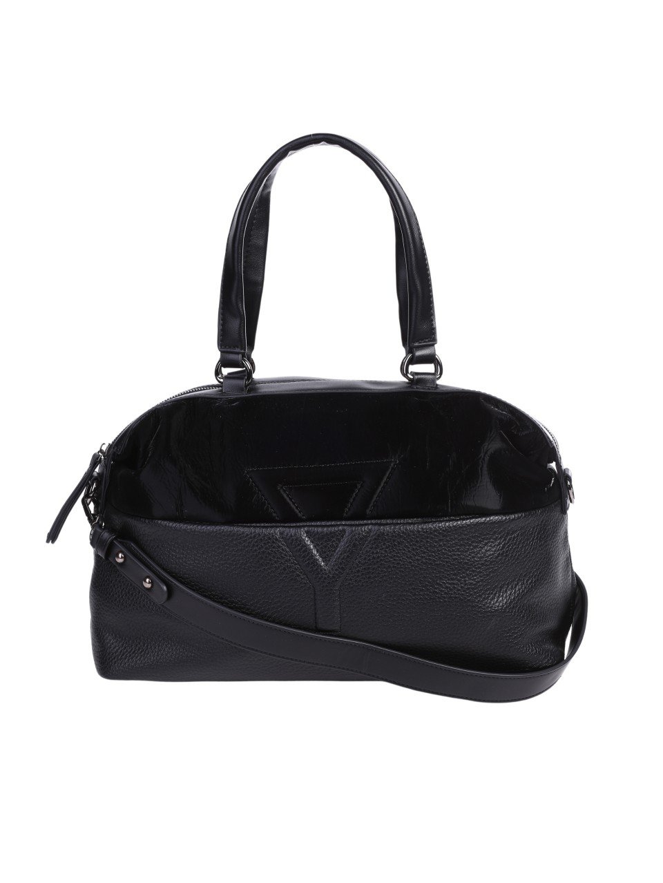 Ежедневна дамска чанта в черно 9Q-24683 black