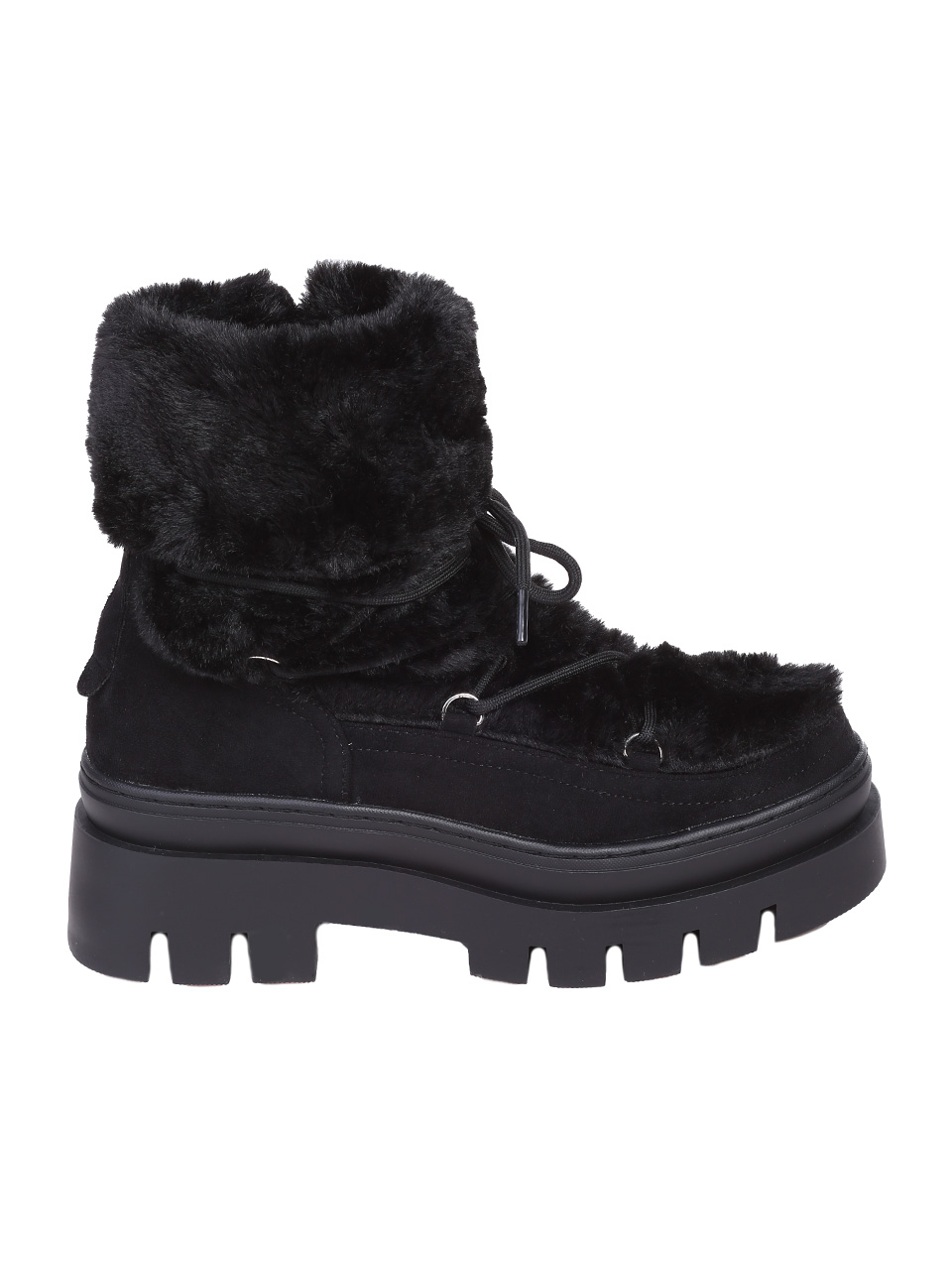 Ежедневни дамски боти в черно 2R-24573 black