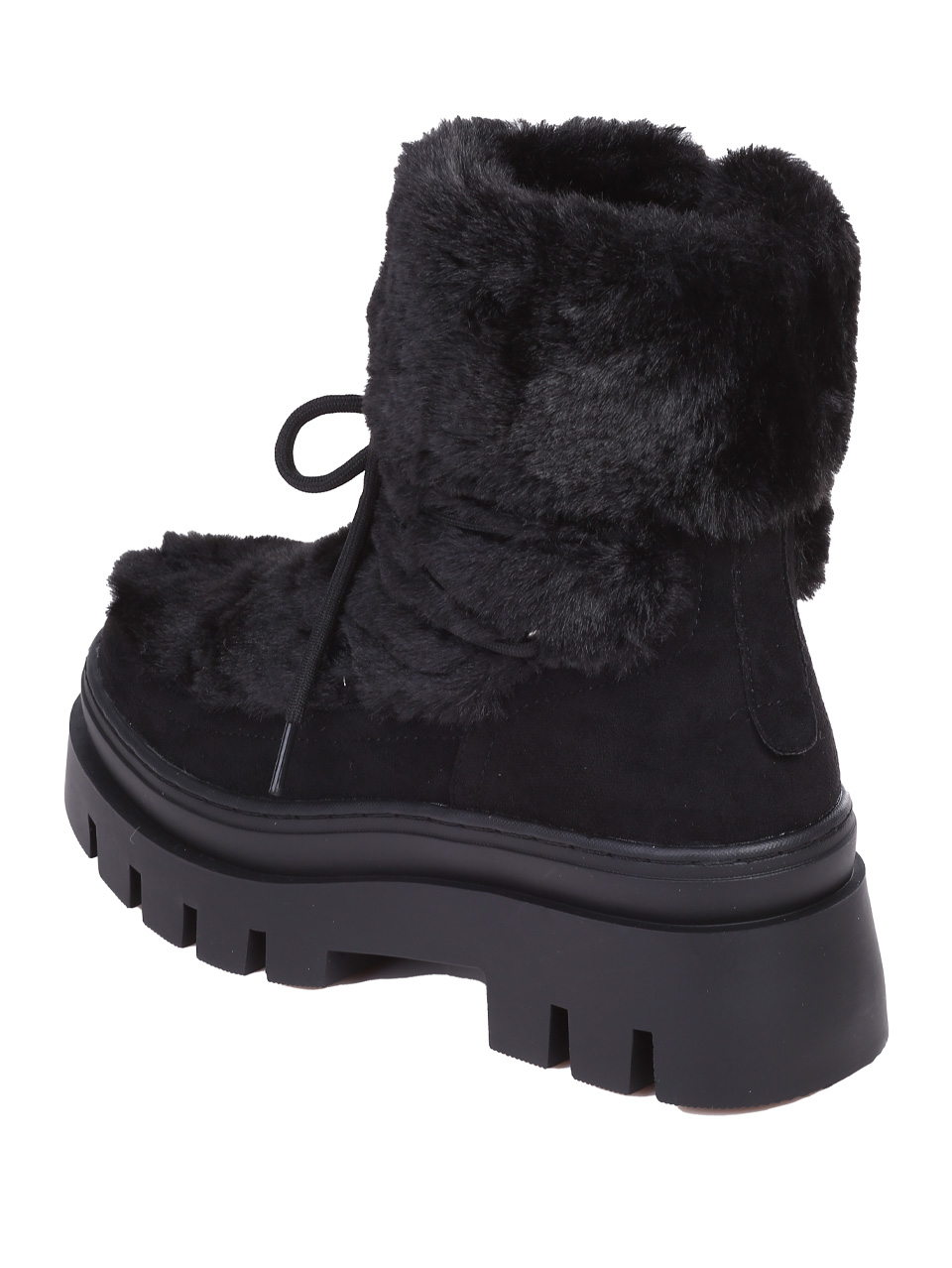 Ежедневни дамски боти в черно 2R-24573 black