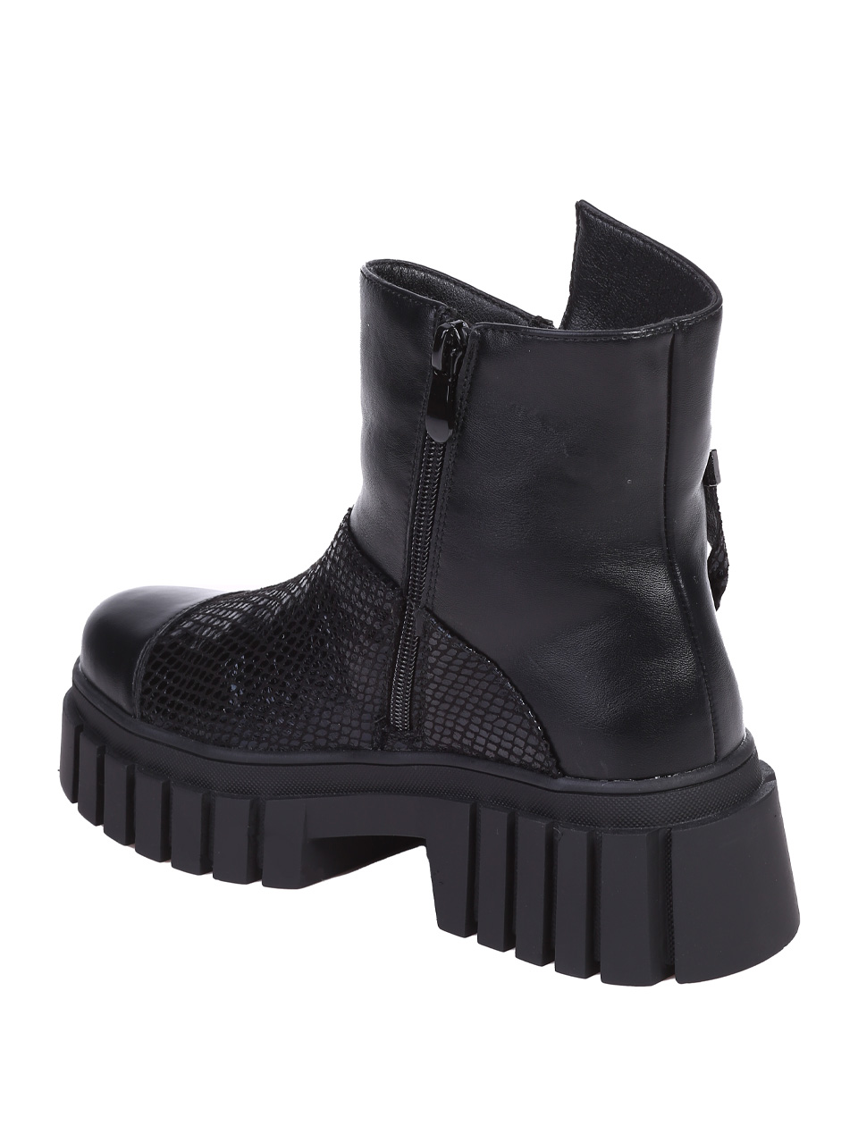 Ежедневни дамски боти в черно 2R-24576 black