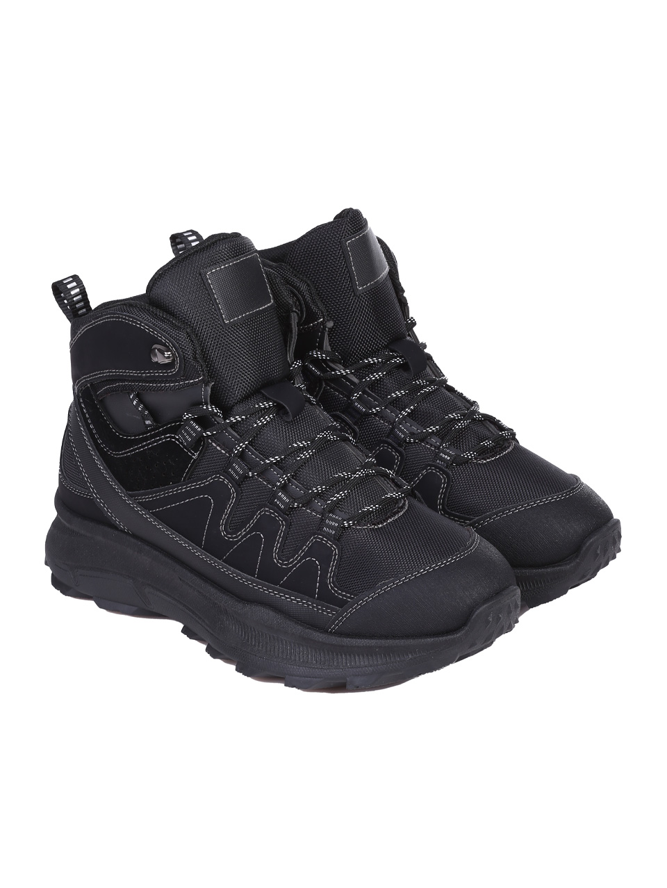 Ежедневни мъжки боти в черно 6U-24713 black