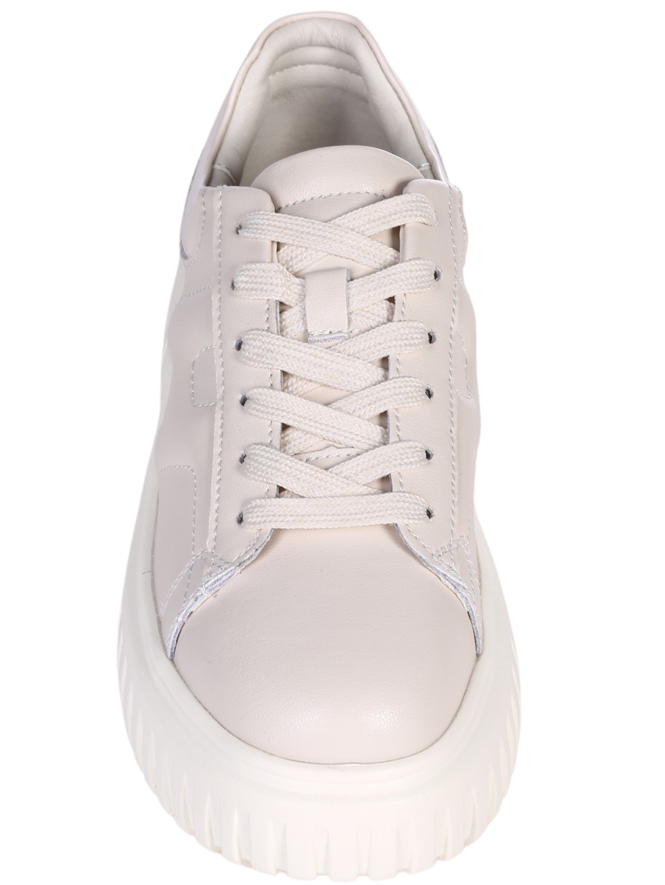 Ежедневни дамски обувки от естествена кожа в бежово 3AF-24586 beige