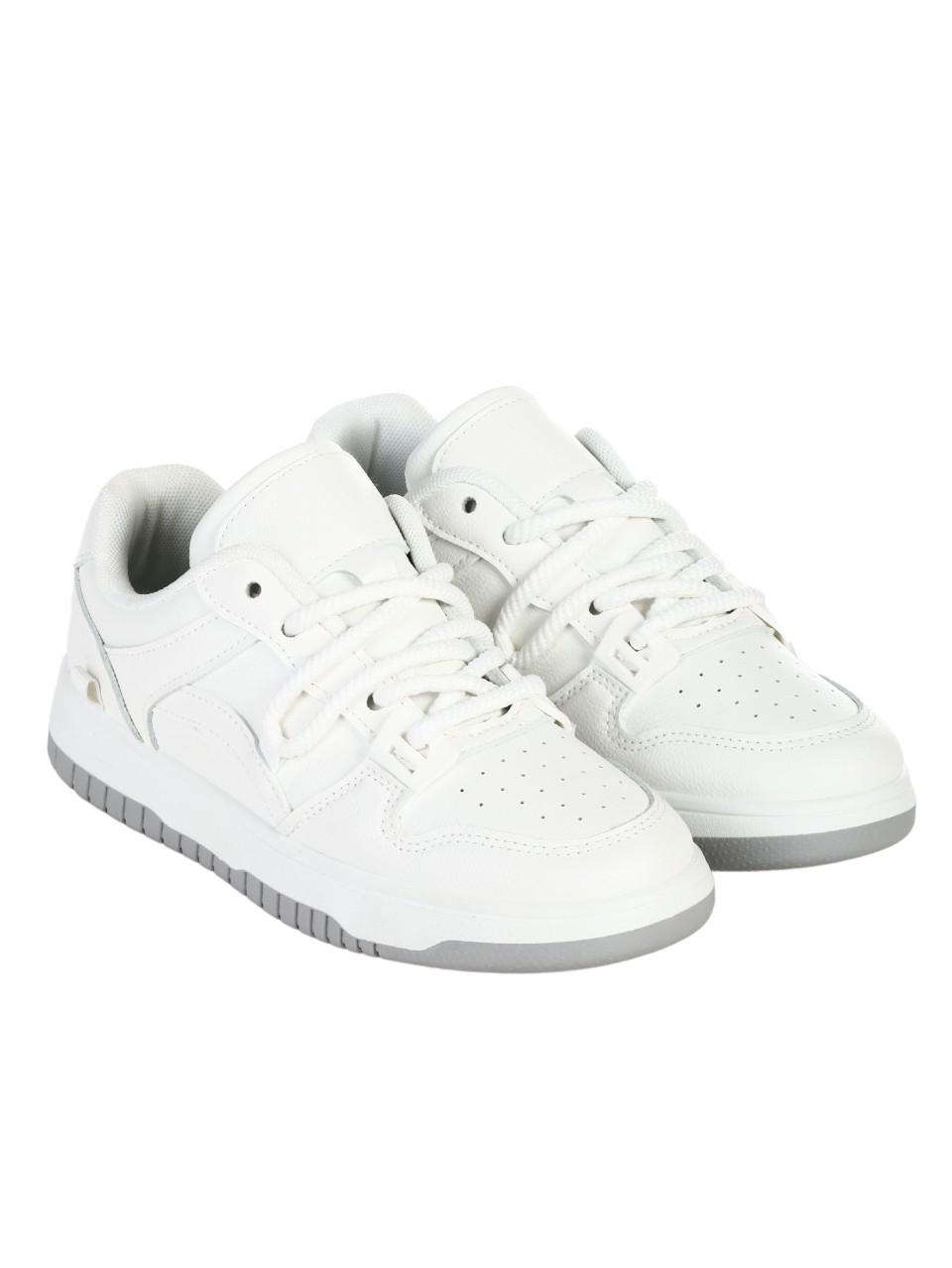 Eжедневни дамски обувки в бяло 3U-24003 white S