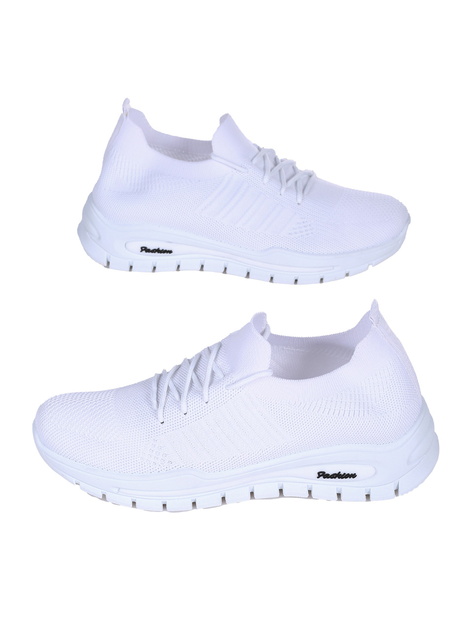 Ежедневни мъжки комфортни обувки в бяло 7U-25143 white