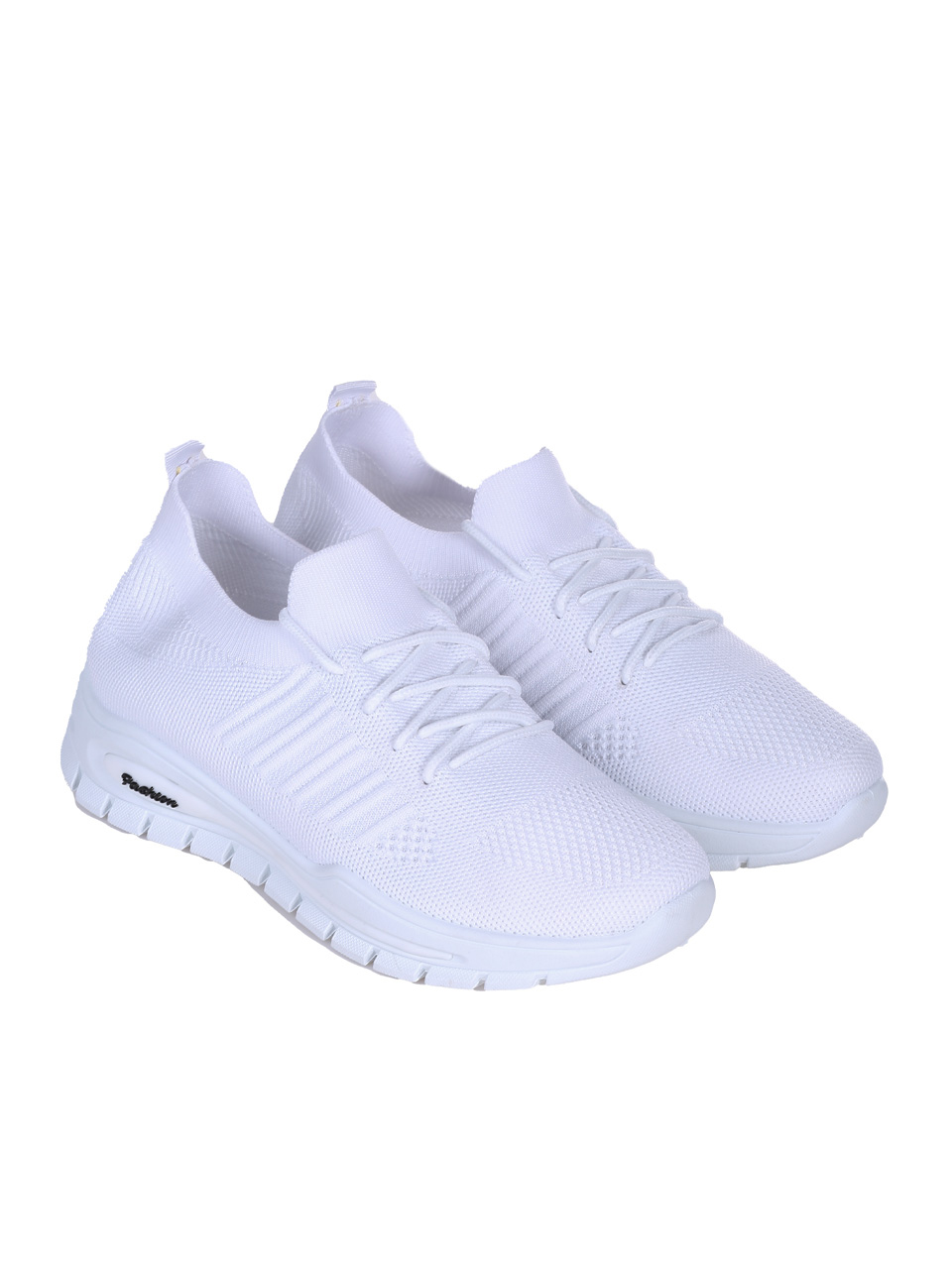 Ежедневни мъжки комфортни обувки в бяло 7U-25143 white
