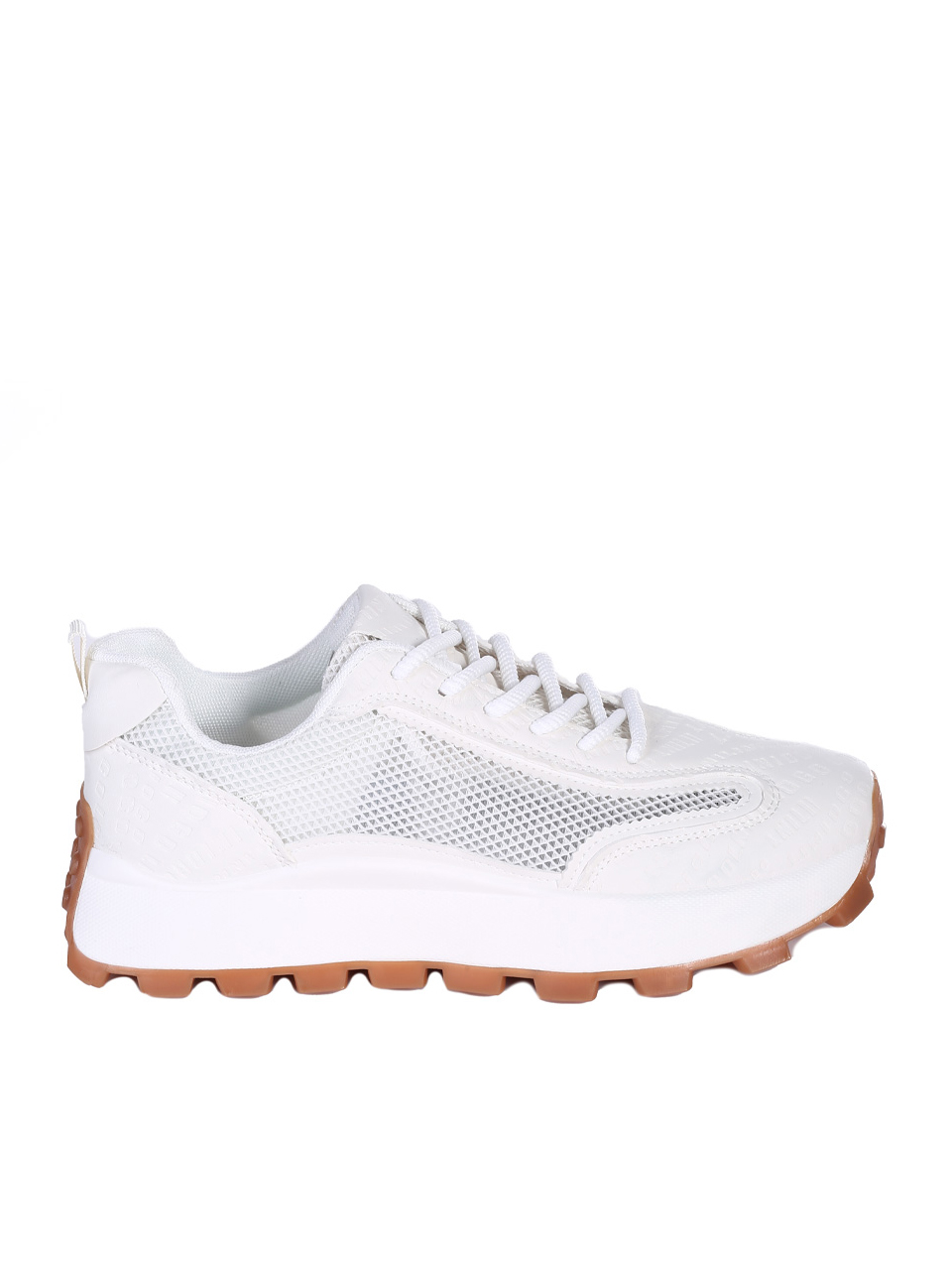Ежедневни мъжки комфортни обувки в бежово 7U-25117 grey/brown