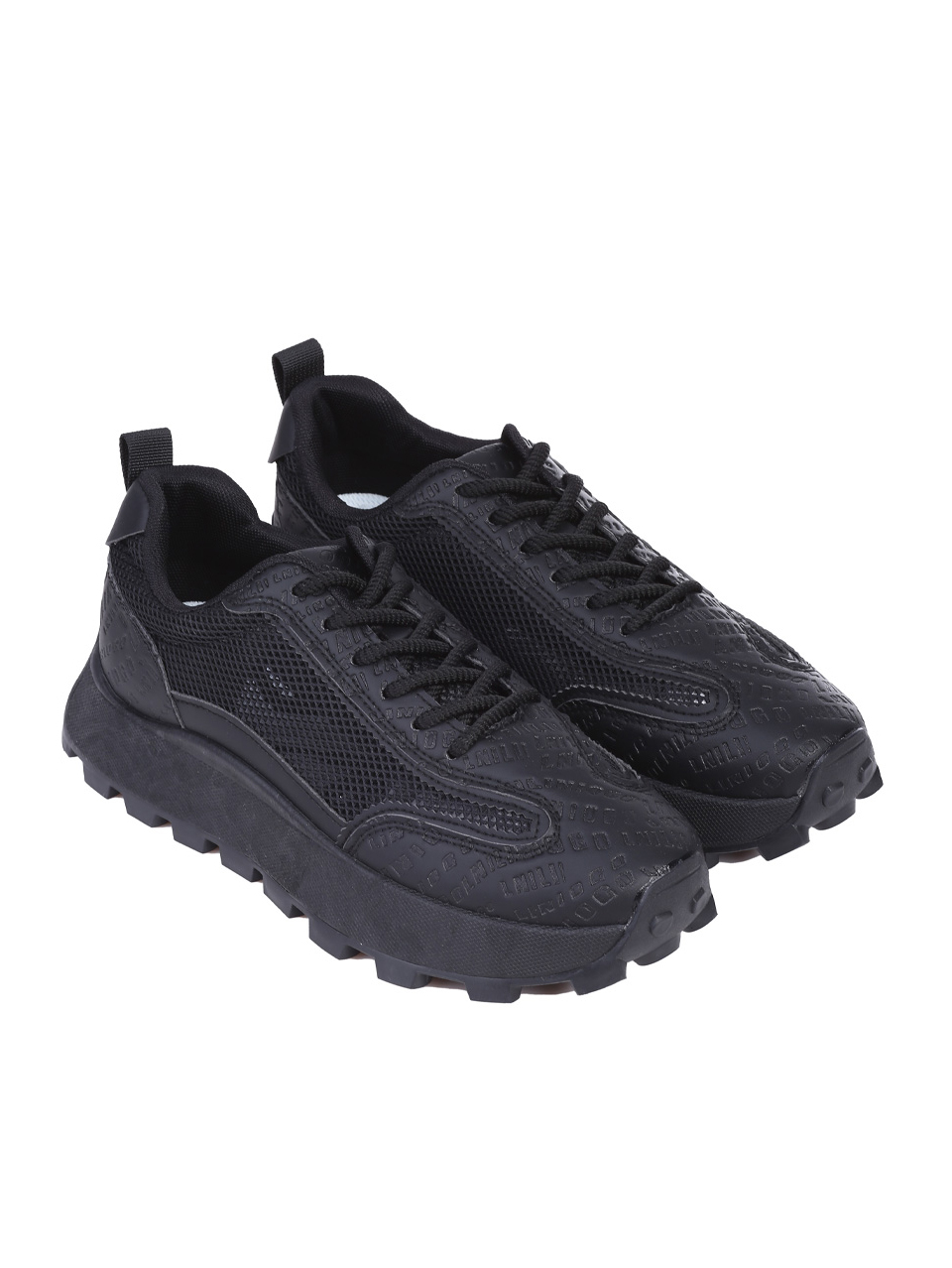 Ежедневни мъжки комфортни обувки в черно 7U-25117 black