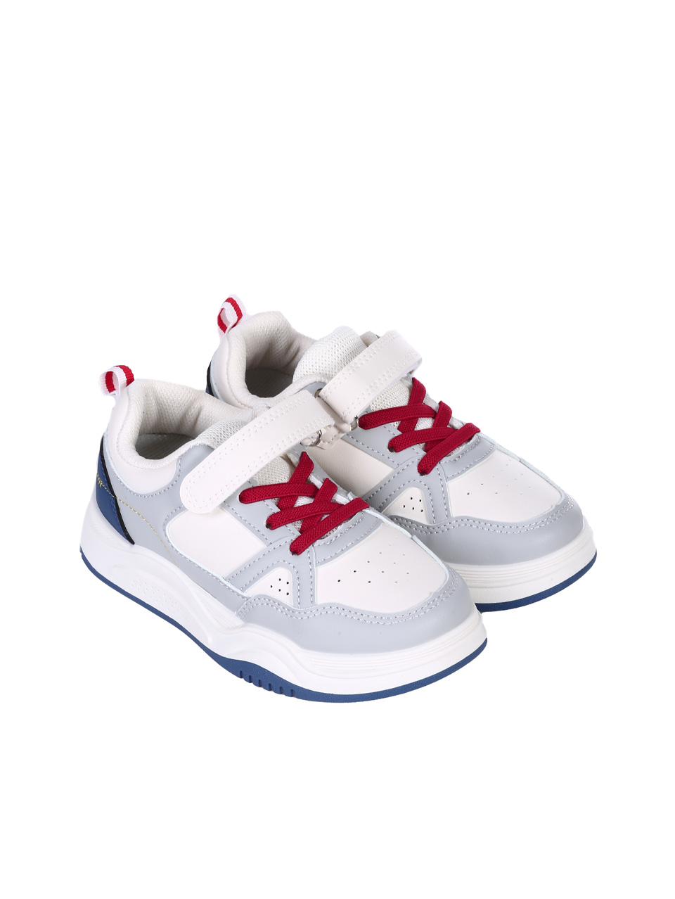 Ежедневни детски обувки в бял/нави цвят 18U-25119 white/navy