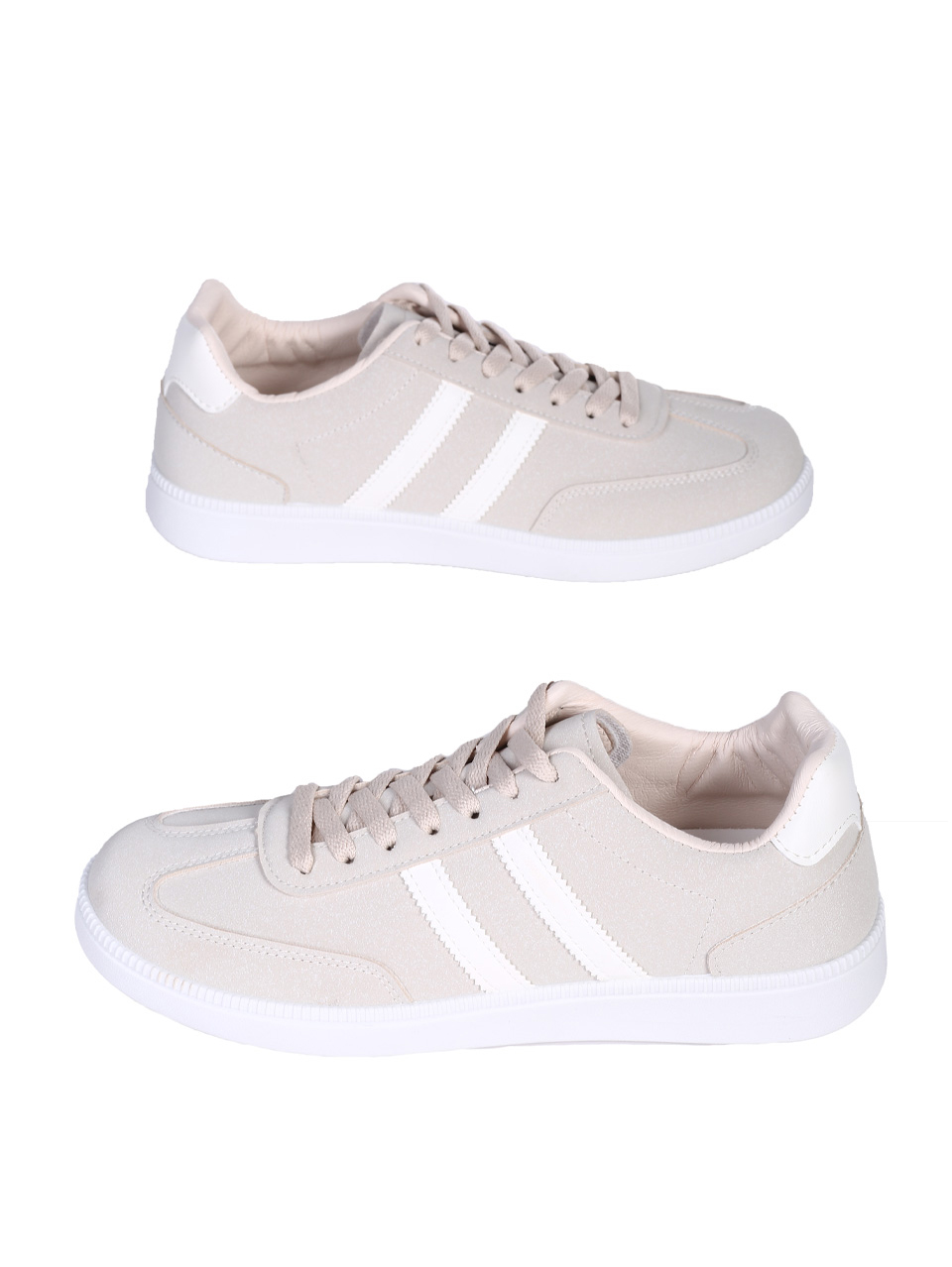 Ежедневни мъжки обувки в бежово 7U-25126 beige