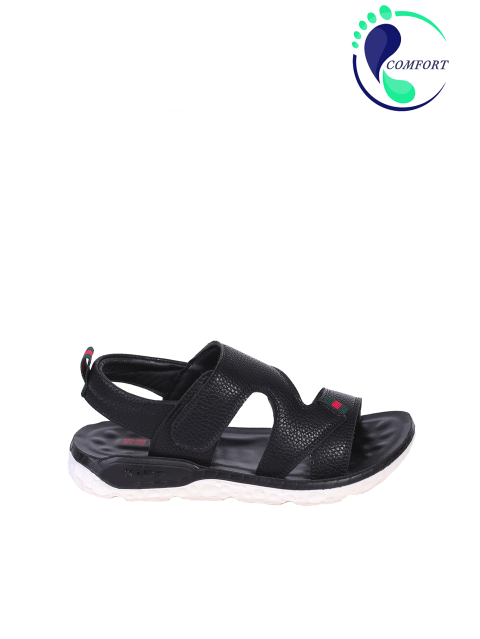 Детски сандали от естествена кожа в черно 17AF-25209 black