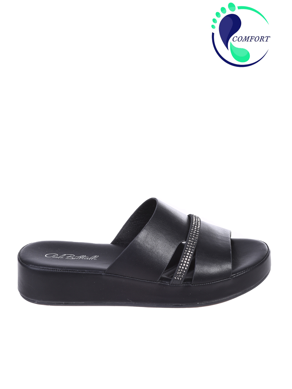 Ежедневни дамски чехли в черно 5H-25169 black