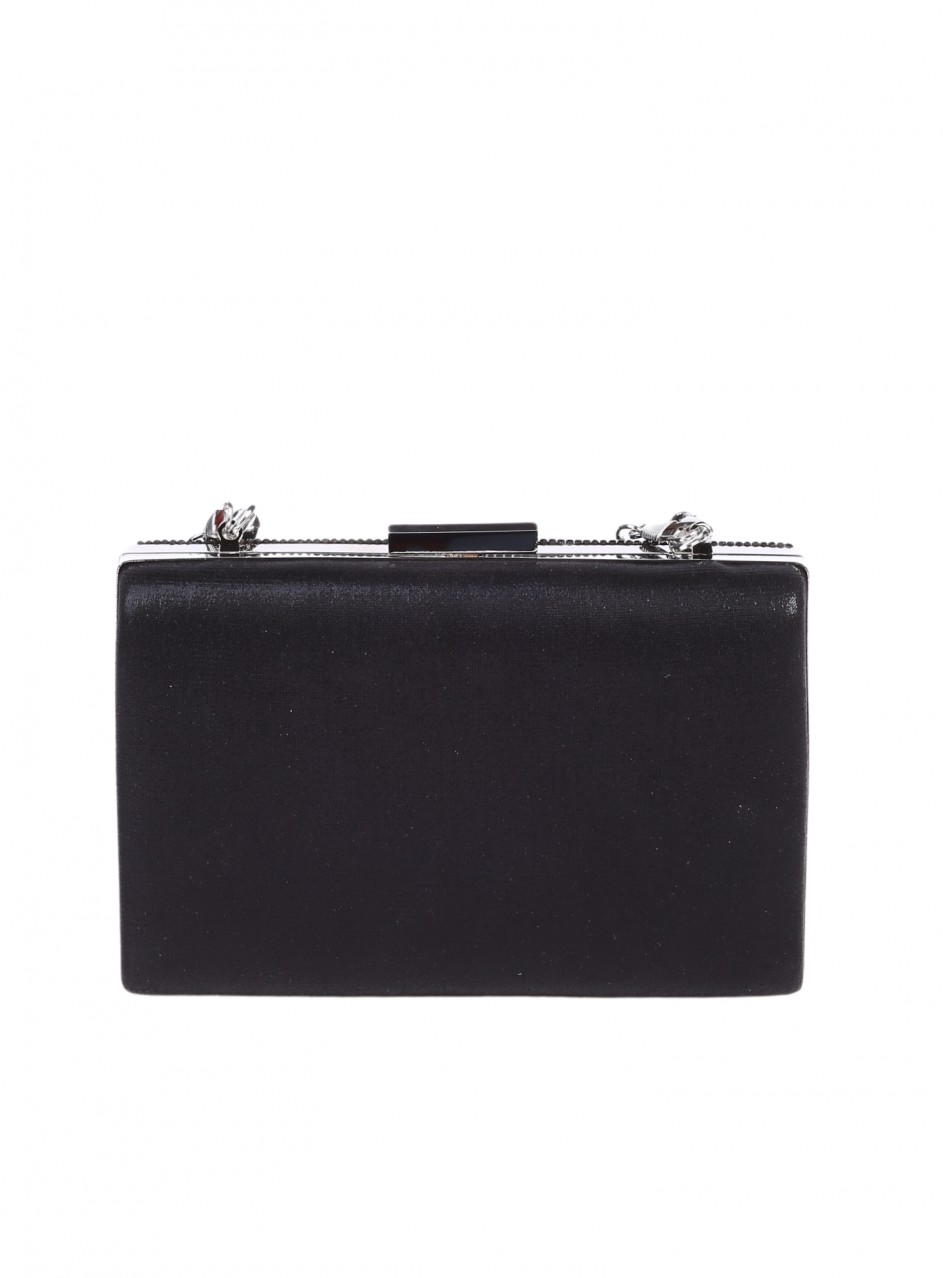 Елегантна дамска чанта, тип клъч, в черно 9AG-25237 black