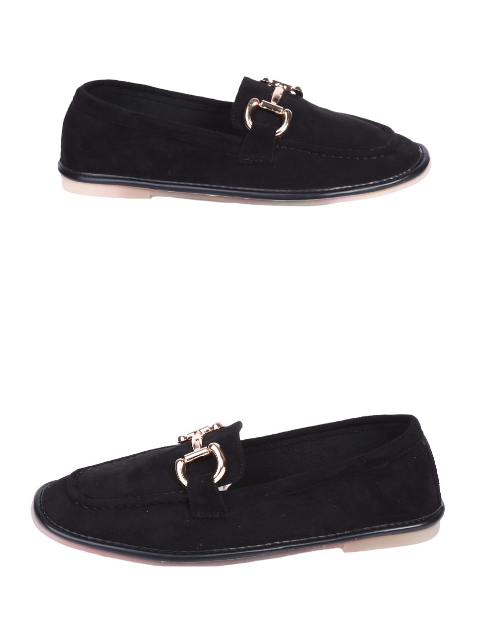 Ежедневни дамски обувки в черно 3U-25132 black