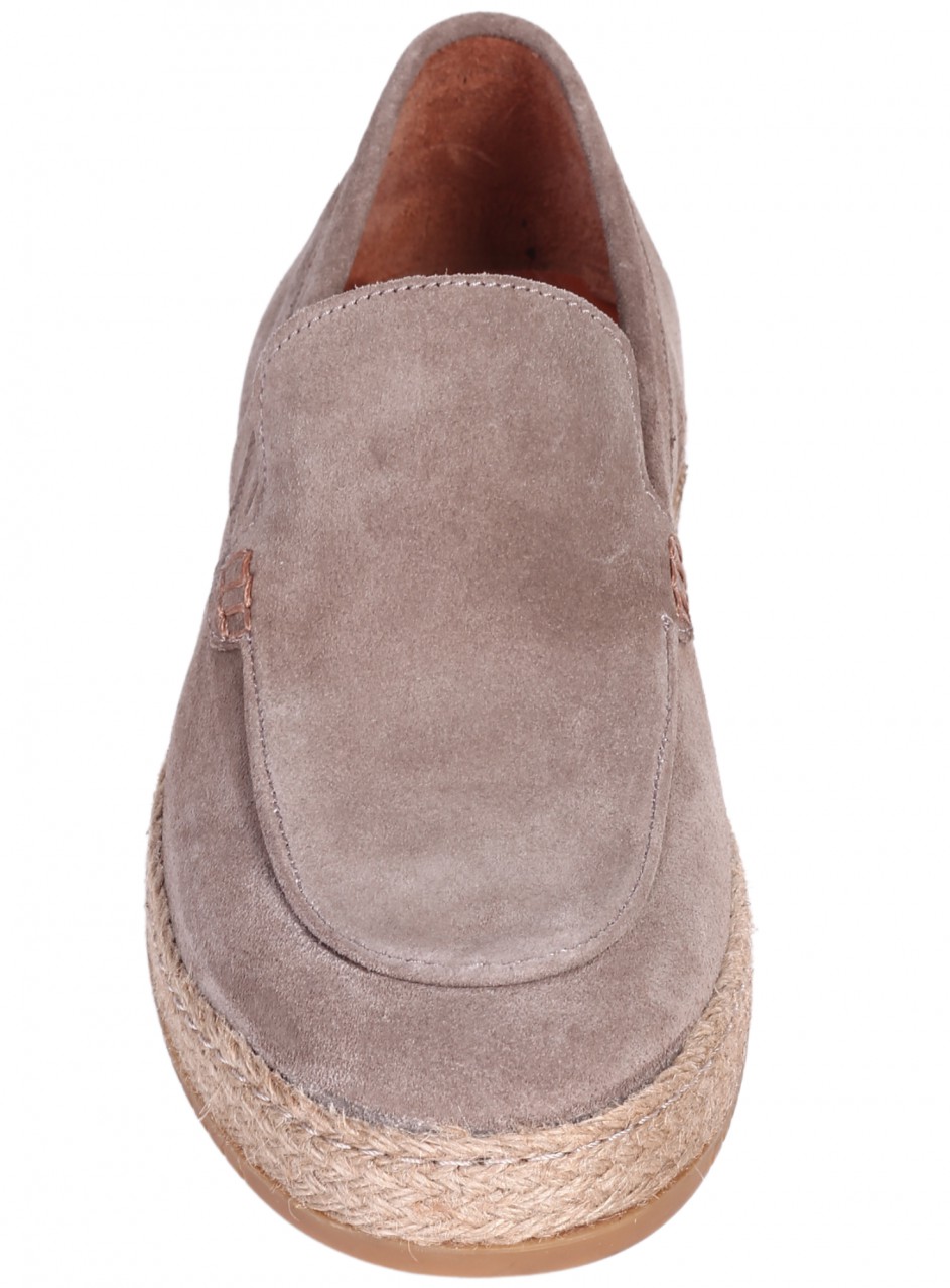 Ежедневни мъжки обувки от естествен велур в бежово 7AT-25380 beige