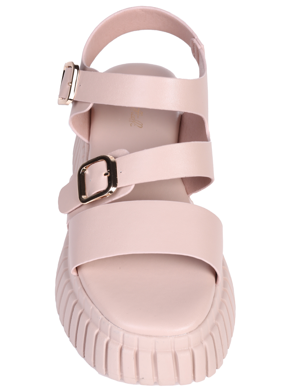 Ежедневни дамски сандали в бежово 4H-25157 beige