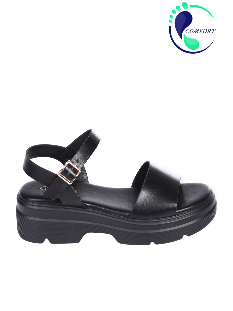 Ежедневни дамски сандали в черно 4H-25164 black