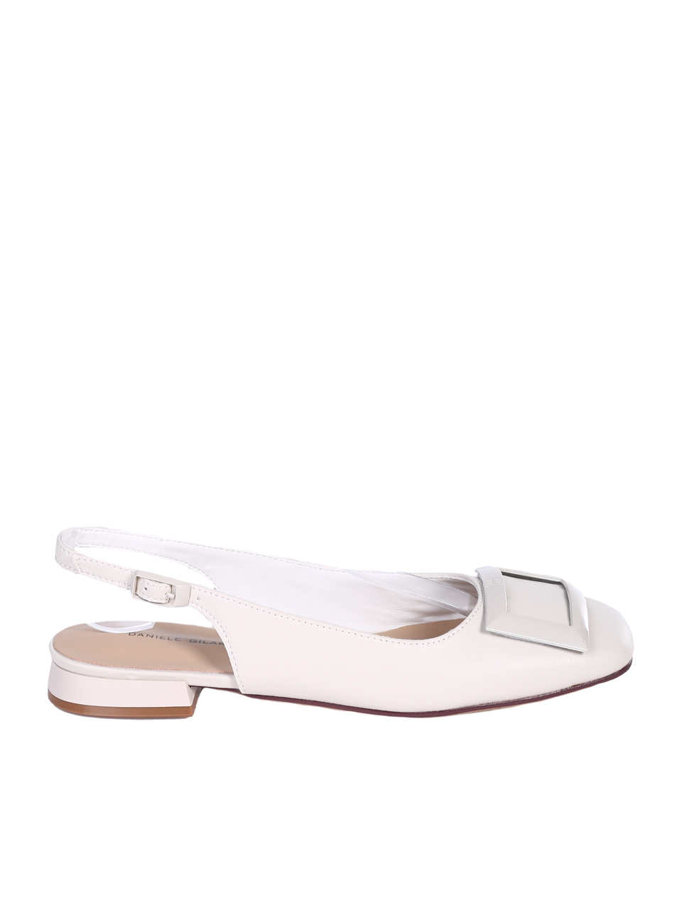 Ежедневни дамски обувки от естествена кожа в бяло 3AF-25063 off white