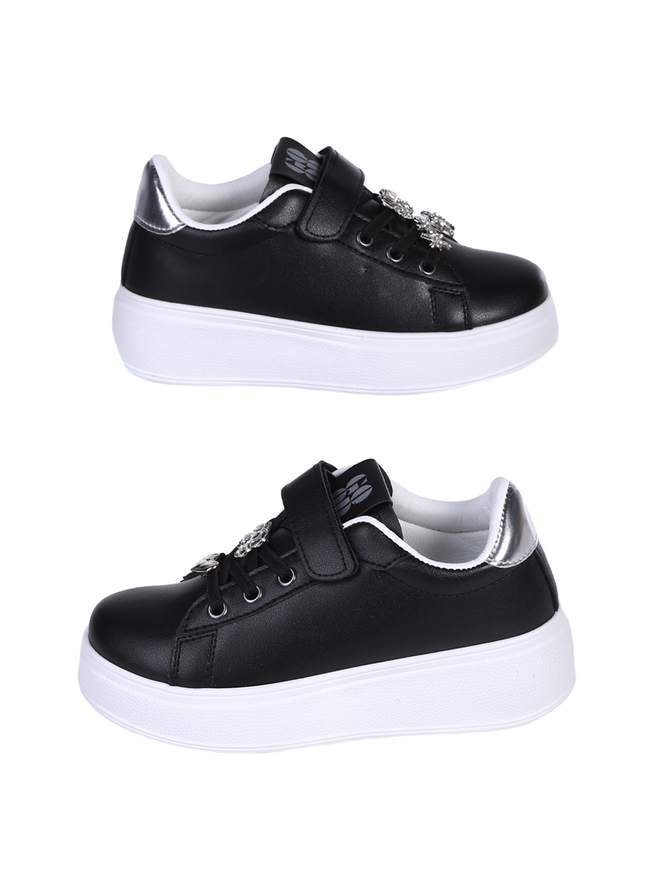 Ежедневни детски обувки в черно 18U-25148 black