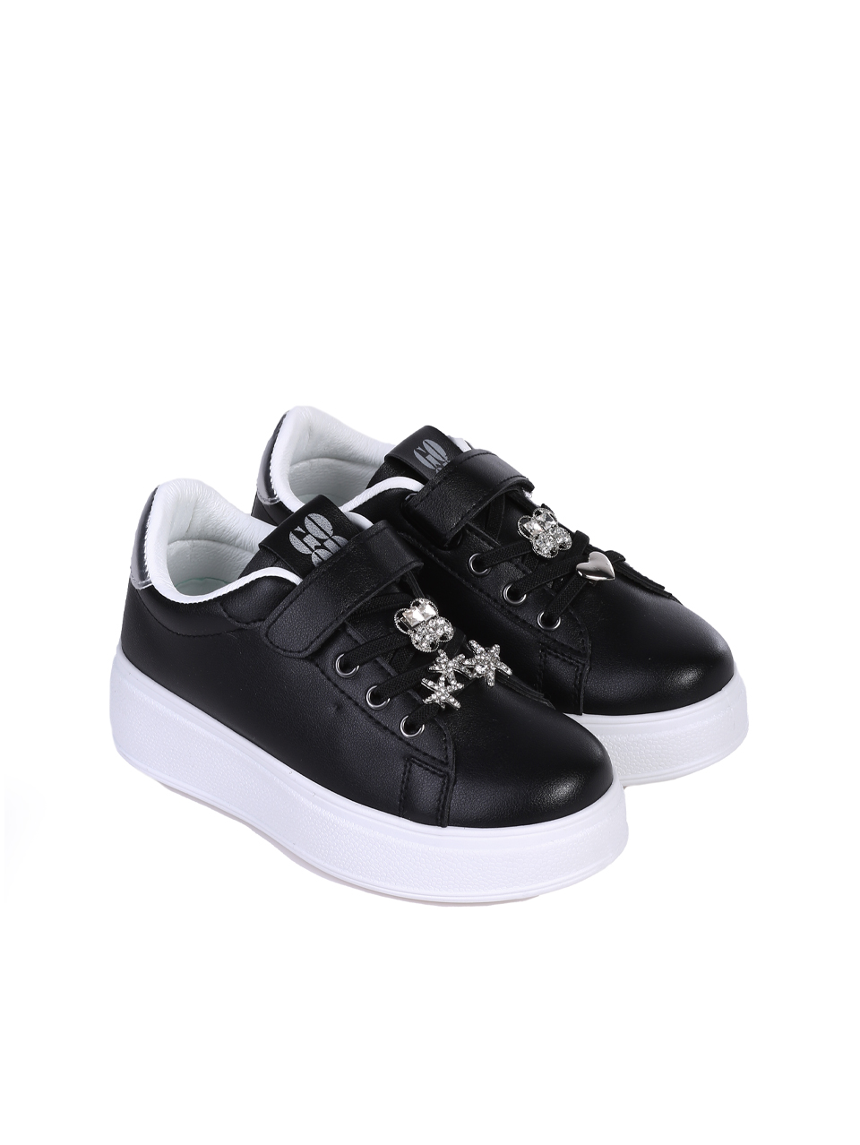 Ежедневни детски обувки в черно 18U-25148 black