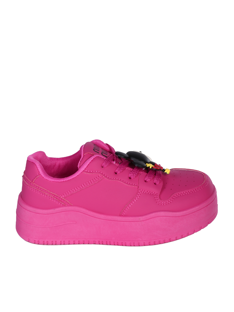 Ежедневни дамски обувки, тип кец, в цвят фуксия 3U-25218 fuchsia
