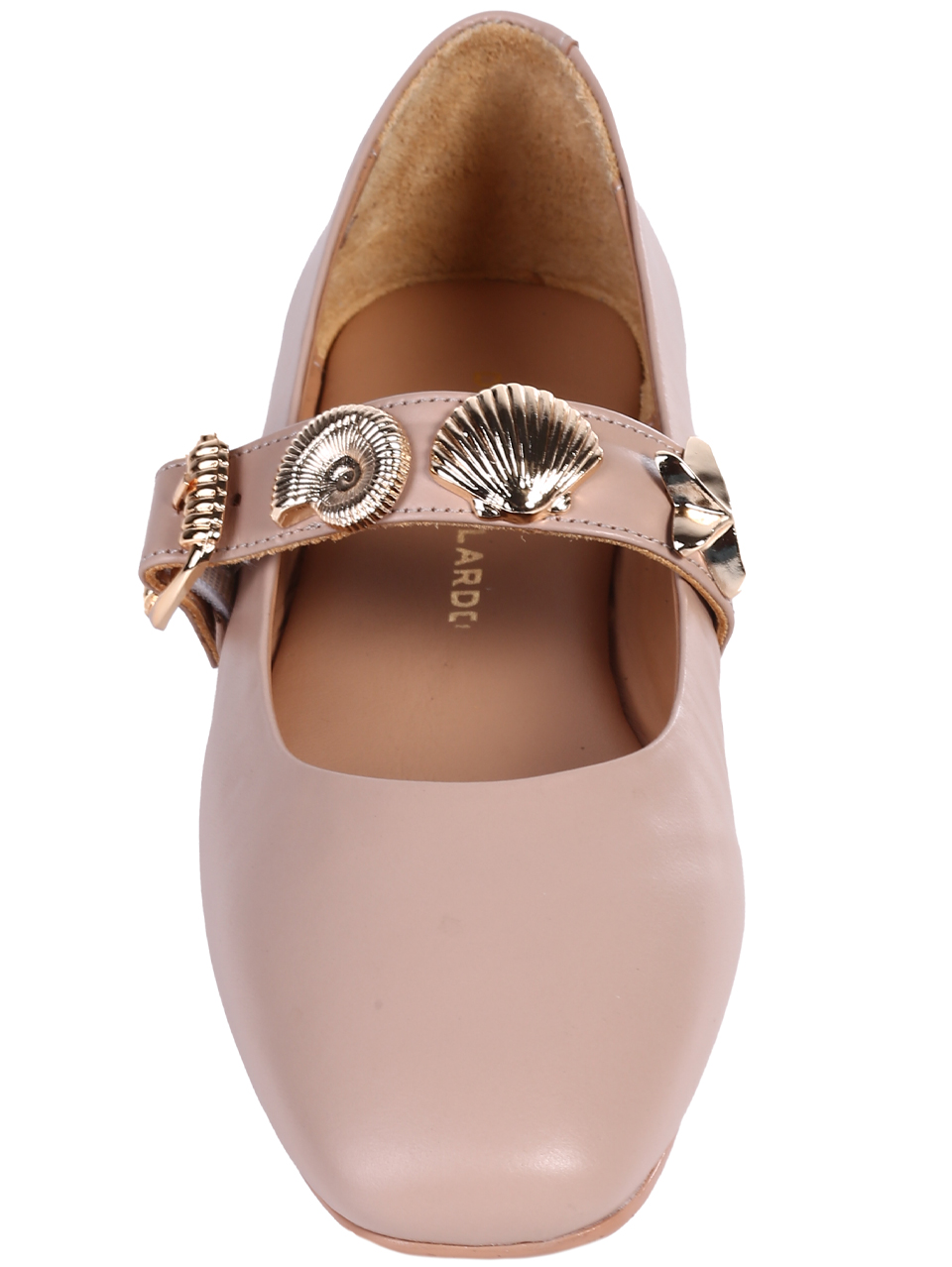 Ежедневни дамски обувки от естествена кожа в бежово 3AT-25310 beige