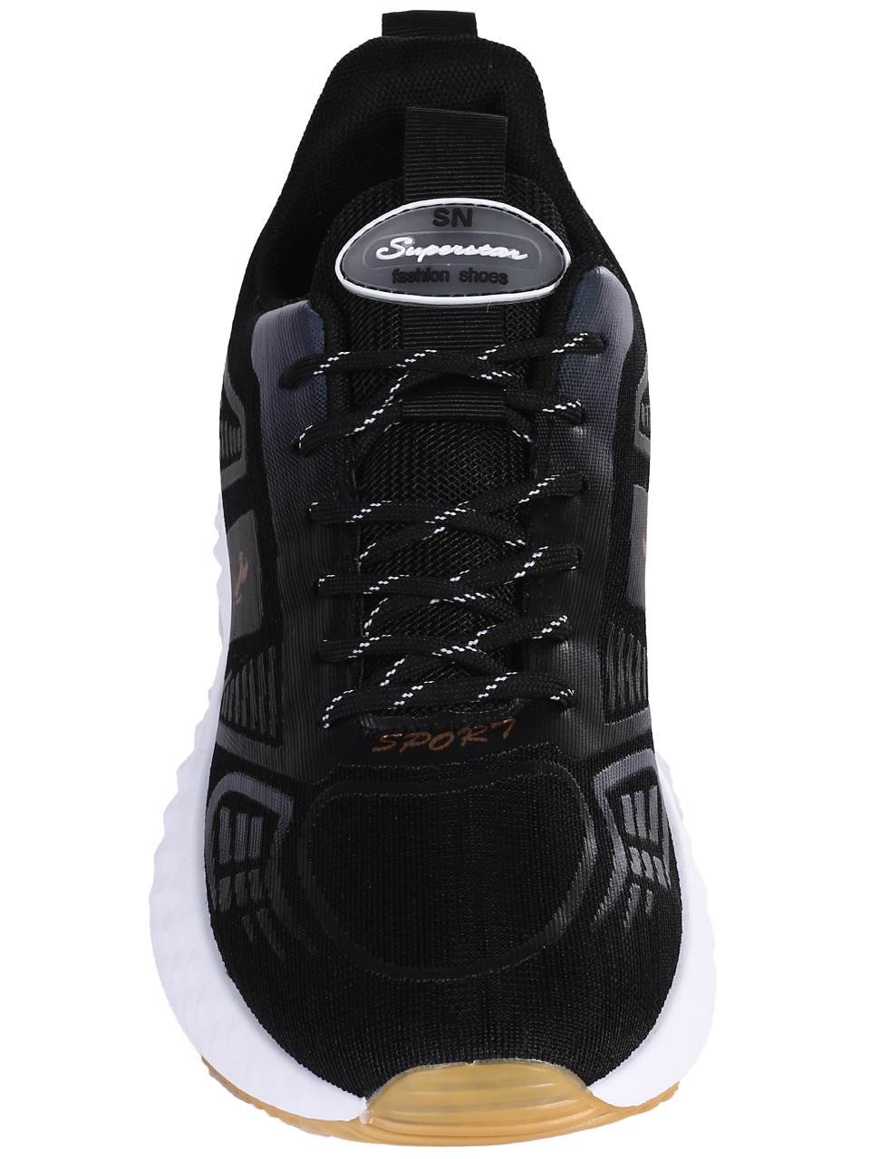 Ежедневни мъжки обувки в черно 7U-25124 black