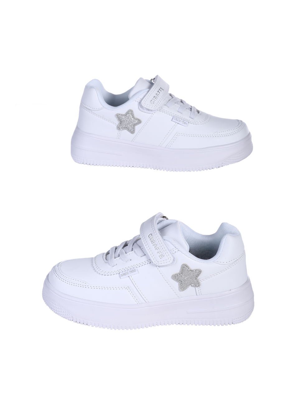 Детски комфортни обувки в бяло 18K-25187 white