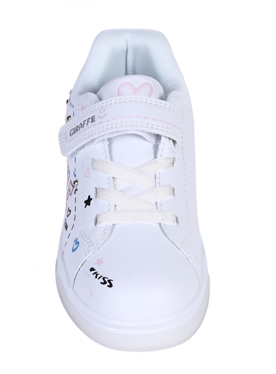 Детски комфортни обувки в бяло 18K-25188 white