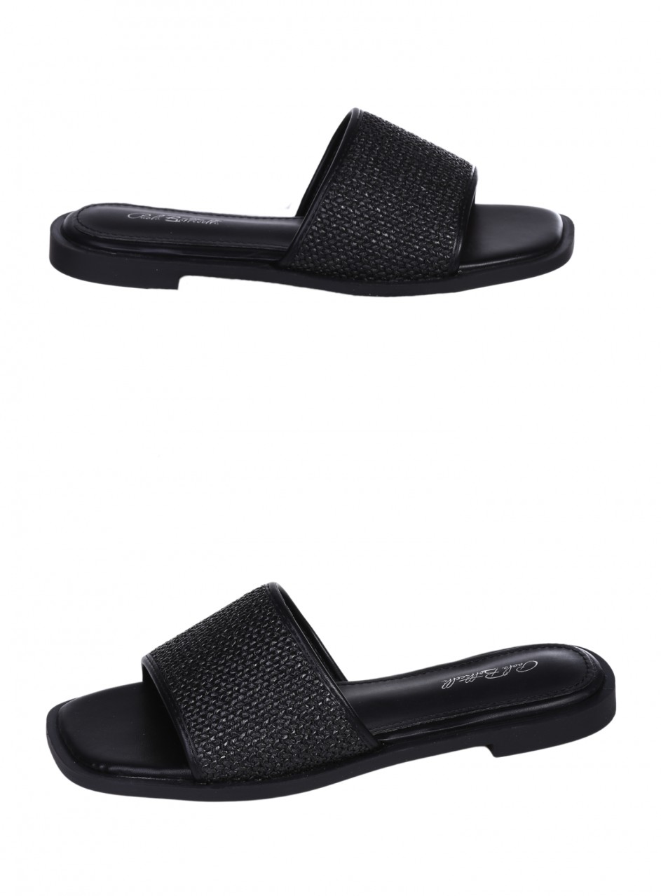 Ежедневни дамски чехли в черно 5H-25179 black