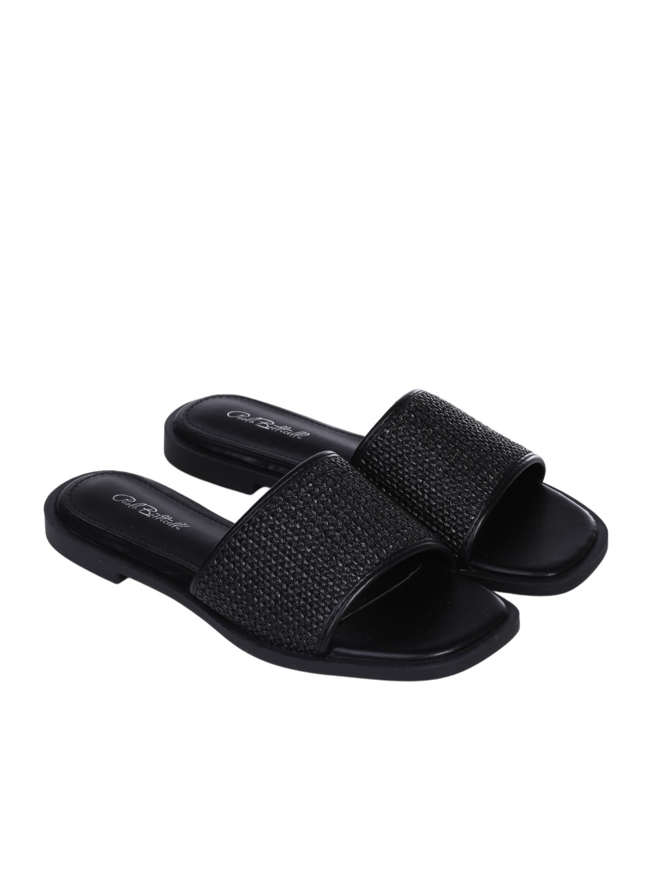 Ежедневни дамски чехли в черно 5H-25179 black