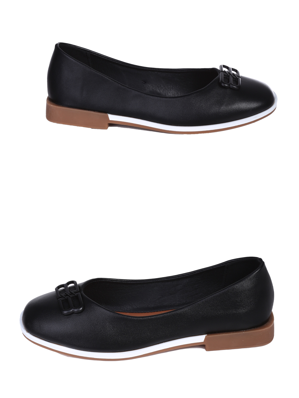 Ежедневни дамски обувки в черно 3C-25264 black
