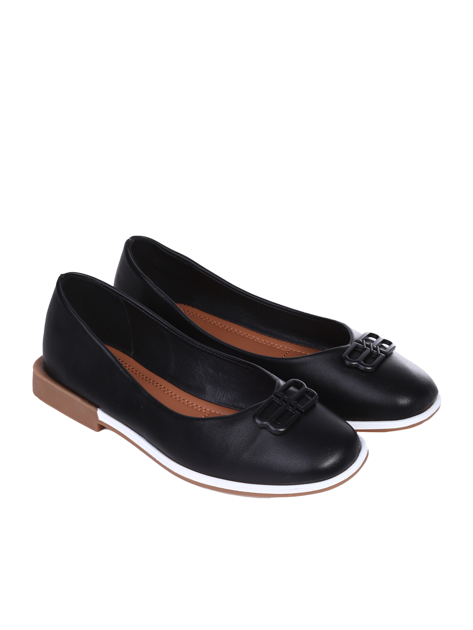 Ежедневни дамски обувки в черно 3C-25264 black