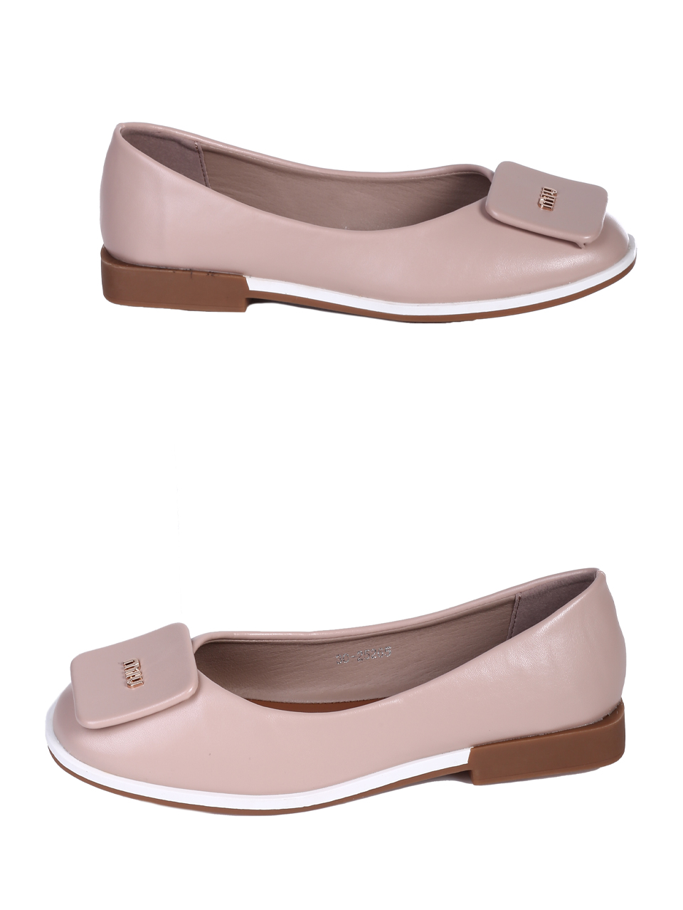 Ежедневни дамски обувки в бежово 3C-25265 beige