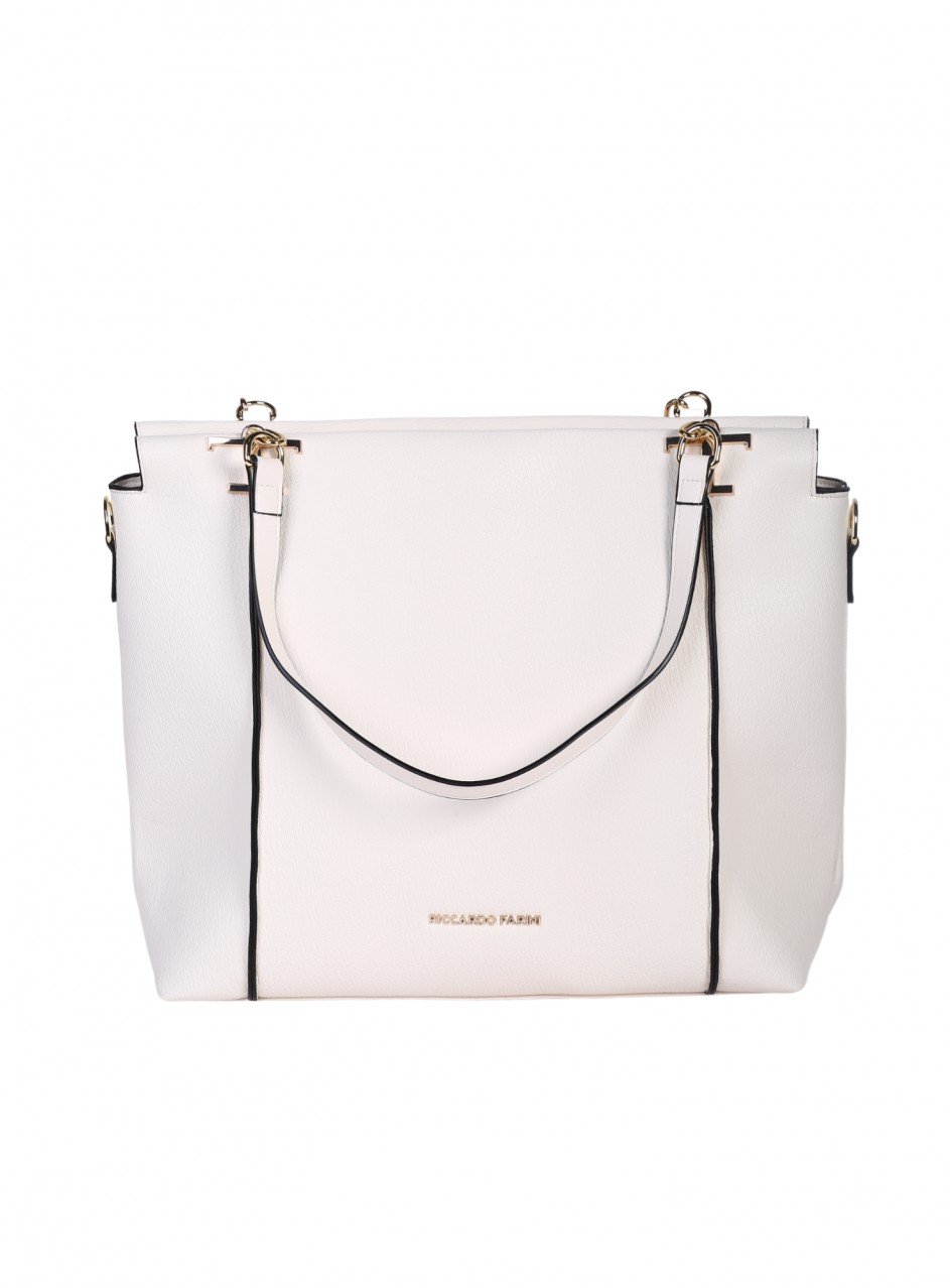 Ежедневна дамска чанта в бяло 9V-25249 off white