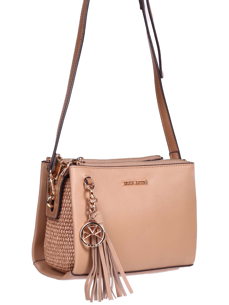 Ежедневна дамска чанта в бежово 9Q-25299 beige (24304)