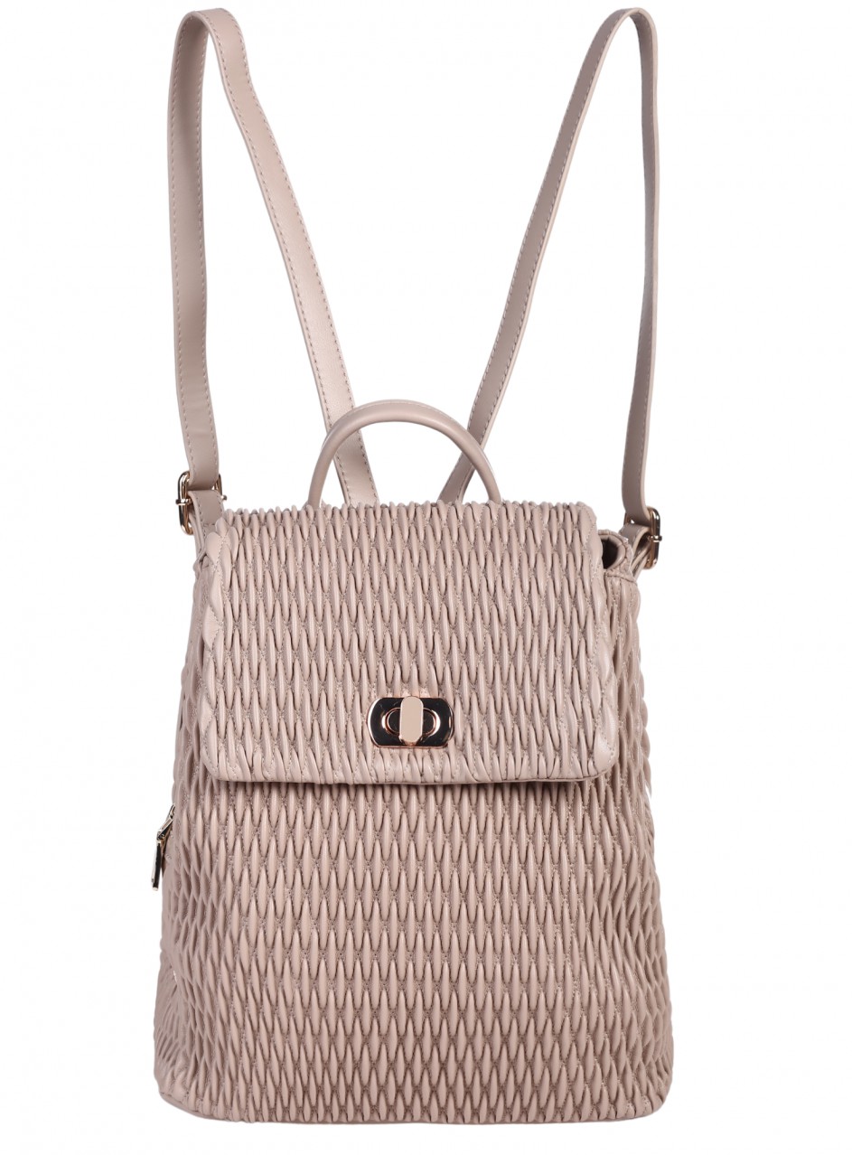 Ежедневна дамска раница в бежово 9Q-25302 beige